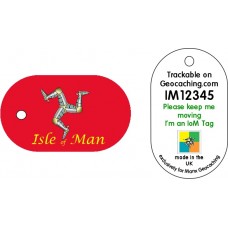 Isle of Man flag tag 